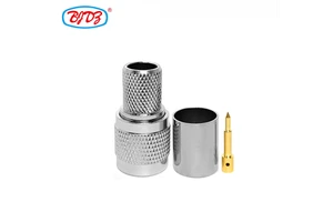 Factory Directly TNC Male Plug RG214 RG8 RG213 LMR400 H1000 7DFB 8DFB RF Coax Coaxial Connector Stock for Coax Cable