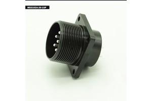 MS3102A-20-15P Circular Connector 7 Position Receptacle Male Pins
