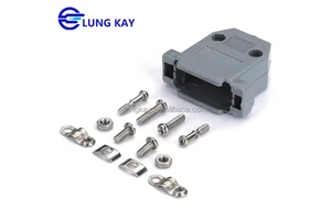 High Quality D-SUB 15Pin ABS Plastic Hood Cover DB 15 Pin Connector Case for Cable D-SUB 15Pin