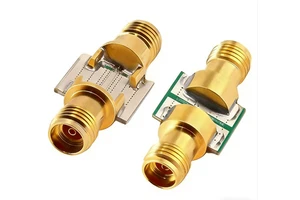 2.92-KED01 DC-40GHz 50 Ohm Edge Card Mounted RF Adapters Coaxial Connector with Female Thread for High Frequency PCB