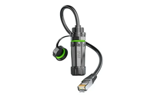 IP68 Starlink Gen 3 RJ45 Ethernet Network CAT6 CAT6A Shielded STP Waterproof Copper Male/Female Cable Connector