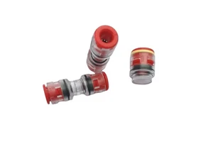 7/3.5mm 12/10 mm 14/10mm Air-blown Plastic HDPE Optic Fiber Cable Micro Duct Connectors for Underground Telecom Pipe Connection