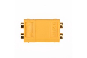 Amass XT60PB 30A Vertical PCB T Plug Connector, Gold Plated Copper Yellow Board Mount Accessory, Factory Direct OEM