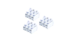 ING 863 3 Pole Push in Wire Connector 2.5mm2 Screwless Spring Terminal Block KEMA ENEC CE Approved