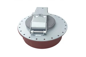 Factory Direct Sales 16-inch European Standard Carbon Steel Manhole Cover/Inspection Chamber Cover with Seat Ring