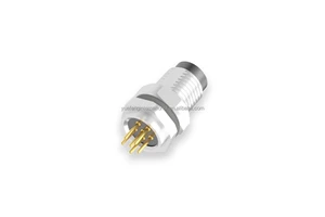 Factory Wholesale Hot selling Waterproof connector with 6 core Sensor round Waterproof Aviation Plug 6pin M8 Connector For PCB