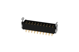10+10 Pos Male DIL Vertical Throughboard Latches EB-MPG251XX00 Aerospace Connector