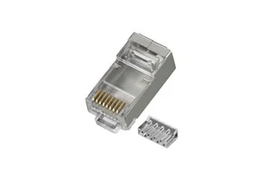 Cat6 Network Ethernet RJ45 Connector Shielded STP FTP Male Module Plug High Performance Cat6 Rj45 Shielded Module Plug Connector