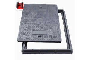 Ductile Iron Eco-Friendly Manhole Covers Drainage Systems HANYUL Brand 3-Year Warranty Postmodern Design 3D Model Construction