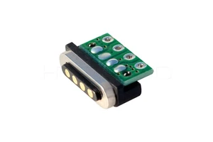 HytePro Rectangle Magnetic Pogo 4 Pin Micro Usb Connector Pcb Electric Connectors