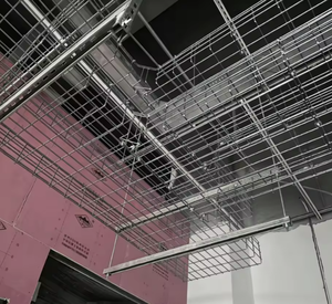 Steel Grid Wire Mesh Cable Tray for Construction 100x50 & 50x50 270g Zinc Coated