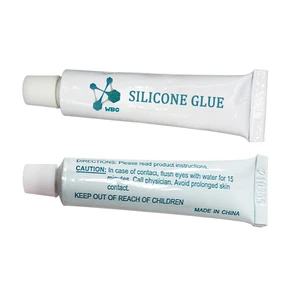 Aluminum Tube Custom Printed Logo Waterproof Silicone Glue Adhesive/Silicone Sealant For Plastics Glass Metal Rubbers Bonding