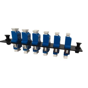 LC to LC 12 Fiber OS1/OS2 Patch Panel 3 Duplex,LC UPC LGX Footprint Patch Panel -Supports 1U Rack Systems