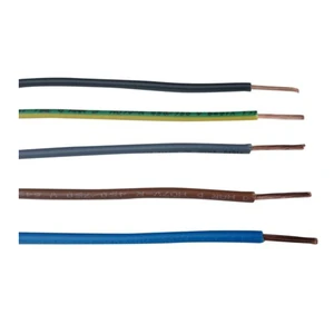 1.5mm 2.5mm Single Core Conduit Cable 6491X Wire CHOOSE COLOUR Length Earth PVC PE Copper Stranded Cable BV 500 Meters 2-5 Core
