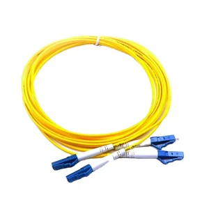Fiber Optic Lc Upc To Lc Upc Duplex Single Mode Patch Cords OS2 Lazh Fiber Patch Cord 5 Mtr 3mm Duplex-9/125um 1m Qty