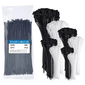ZhengDe High Quality High Performance Flexible Nylon 66 Self Locking Cable Ties 2.5mm X 130mm for Electrical & Industrial Use