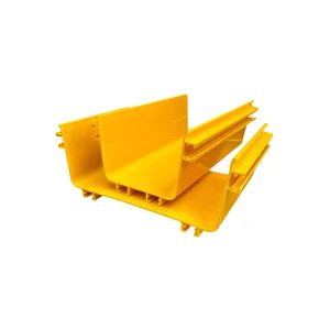 High Quality Wholesale Custom Yellow Orange Abs Plastic Fiber Cable Management Tray Open Cable Tray for Data Protection