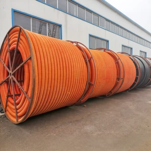 Flexible Durable HDPE Corrugated Optic Duct COD Pipe High Pressure Eco-Friendly Anti-Corrosion Heat Resistant Cable Protection