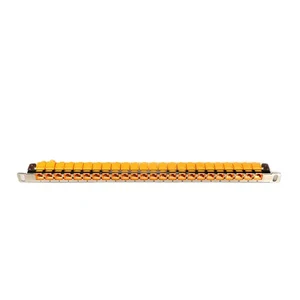 MT-4207 High Quality 19 Inch 0.5U Stainless Steel Patch Panel with 24 Ports Cable Manager Option