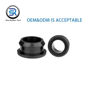 Ready Ship 4.5mm-60mm Silicone Rubber Snap-on Grommet Hole Plugs End Caps Bung Wire Cable Protection Bush Electrical Box Outlet