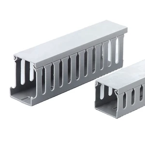 Slotted Pvc Cable Duct Sizes Straight Cable Tray