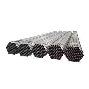 Hot Dip Galvanized Steel Pipe ASTM A53 SCH40 1/2 24 Inch Fire Sprinkler System Scaffolding Conduit BS1387 Welding Cutting Sheets
