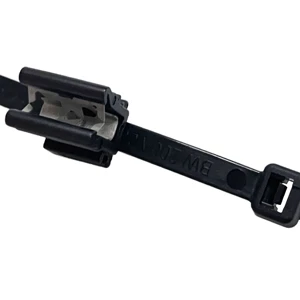 Wholesale 2 piece edge clip cable fixing ties for 1-3mm panel , inside serrated, bundle Dia 4-50mm