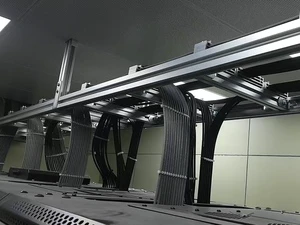 Modular Aluminum Alloy Cable Management System Easy Installation Cable Ladder For Telecom Data Centers Cable Trays