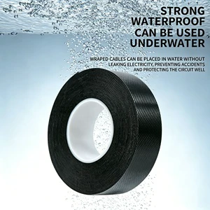 Heavy Duty High Voltage Self-fusing Insulation Tape Excellent Dielectric Wrap Used in High Tension Cable Insulating Repair Work