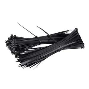 Nylon Cable Tie Plastic Binding Self-locking Binding Strip Cable Tie Buckle Tensioning Belt White Cable Tie