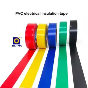 PVC Electrical Insulation Tape Polypropylene Film Backing Heat Resistant ROHS Certified for Insulating Electrical Wires Made