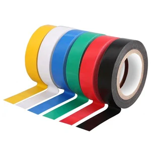 PVC Electrical Insulation Tape CE High Viscosity High Pressure Resistant Cold-Resistant Colorful Flame-Retardant Safe Black