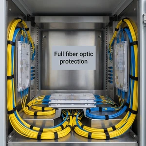 ZAWEDA DF002 SC/APC Pigtail SC/LC Fibre Optic Patch Panel Aluminium Data Center Use Rack Mount ODF