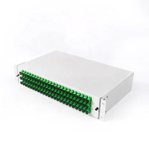 12~72F Metal Sliding FTTH Patch Panel Rack Mount Optical Fiber Distribution Frame Optical Patch Panel