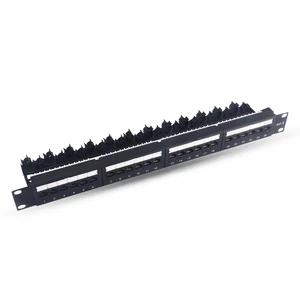 24 Port Snap-in RJ45 Cat6 Cat5e UTP Patch Panel Direct Manufacturer Supply