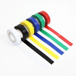 PVC Electrical Insulation Tape High Voltage Colored Flame Retardant Waterproof Electric Wire Vinyl Insulating Adhesive Tape