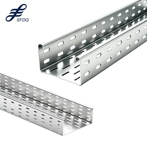 Perforated Cable Tray Ventilated Trough Heat Dissipation External Management