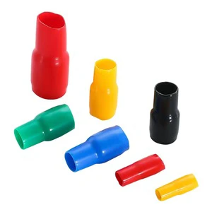 V-25 Vinyl Wire End Caps Terminal Cap 100PCS/BAG Insulating Sheath PVC Vinyl Wire End Caps for Cable Lugs Terminals