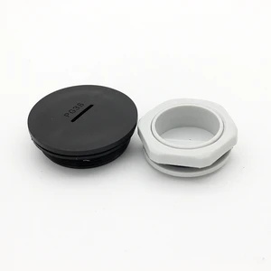 Factory Direct Nylon Plastic and Brass Locking Hole Plug Button Cable End Cap Cable Threaded Plug Cap M20*1.5 All Size