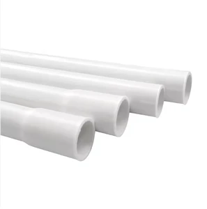 Best Quality FUTAI White Flexible High Pressure Durable 3/4 PVC Electrical Conduit Pipes Underground ISO Standard China