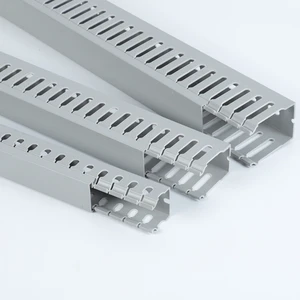Top Quality SWD Flame Retardant Wiring Duct (open Thick-tooth Type) Made From PVC Yifeng
