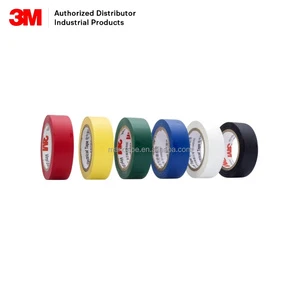 3M 1500 Temflex PVC Insulation Tape Roll Antiflaming Thermal Insulation Tape Vinyl Insulating Electrical Tape for Wires Repair