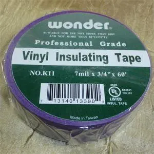 All Weather Waterproof Flame Retardant 660V Electrical Insulation PVC Vinyl Insulating Tape Strong Adhesion Masking Tape