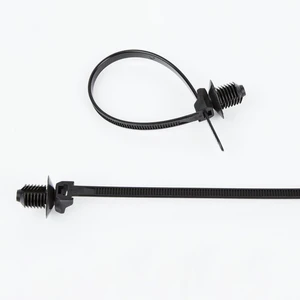 Fir Tree Push Mount Cable Ties for Round Holes8.0-8.5mm Dia, Panel Thickness: 0.6 - 6.0 mm
