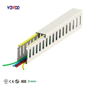 PVC Anti-slip Wire Conduit Cable Tray Gray/blue/black/white Cable Management and Accessories Plastic Conduit ROHS Certification