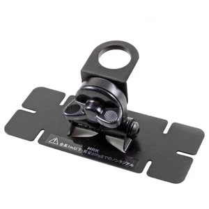 TDT-HPK+ 180 Adjustable Magnetic/Adhesive Car Antenna Installation Bracket Mobile Radio Communication Clip Black 16mm Hole