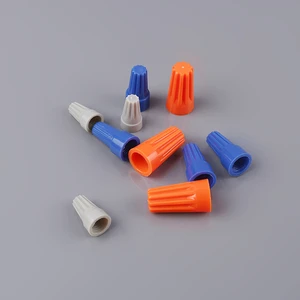 Wire End Caps Electrical Crimp Caps Nylon Insulated Screw on Connectors for Cable Connection