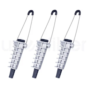 Wedge Type Tension Clamp PAL 2000 For ADSS Cable ADSS Cable Clamp Overhead Line Accessories With Aluminum Alloy