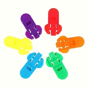 C Shape Cable Clips Colorful Plastic Casual Printing Wire Management for Organizing Cables and Wires Home Office Use