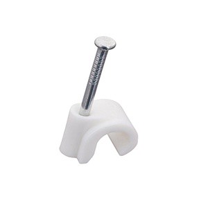 Wholesale Cable Clip 7mm Round Cable Holder PE Metal Cable Clip 10mm